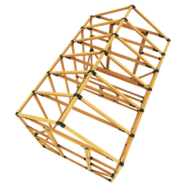 EZ Frames EZ Frame Chicken Coop And Run Kits 68 Square Feet Chicken